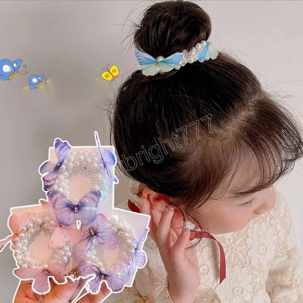 children's pearl hair ring girl sweet butterfly rubber band scrunchies girl all-match head rope headdress hair accessories, Slivery;white
children's pearl hair ring girl sweet butterfly rubber band scrunchies girl all-match head rope headdress hair accessories, Slivery;white