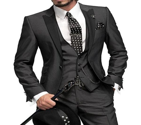 new men suit men groom tuxedos formal suits business men wearjacketpantstievest new arrival 20179339264, Black;gray
new men suit men groom tuxedos formal suits business men wearjacketpantstievest new arrival 20179339264, Black;gray