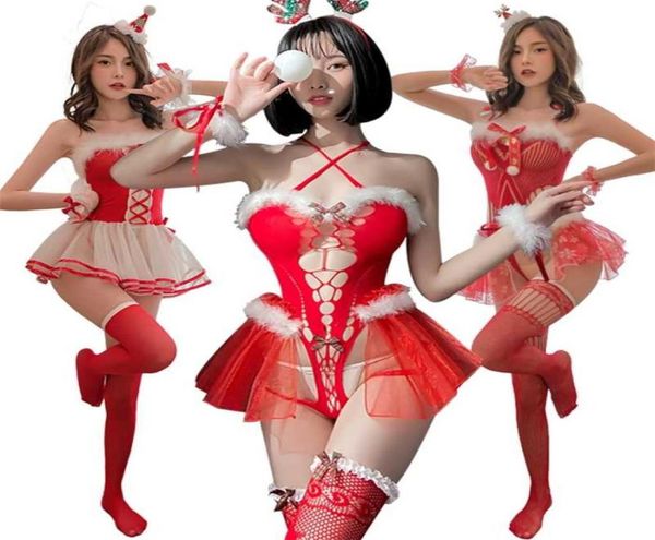 christmas lingerie women underwear hollow porno off shoulder party erotic panties costumes set bodysuit sleepwear suit 2201055986189, Red;black
christmas lingerie women underwear hollow porno off shoulder party erotic panties costumes set bodysuit sleepwear suit 2201055986189, Red;black