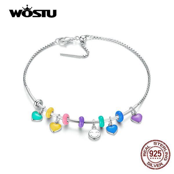 bangle wostu 925 sterling silver adjustable simple chain bracelet for women fit original diy mini charms beaded bracelet jewelry gifts, Black
bangle wostu 925 sterling silver adjustable simple chain bracelet for women fit original diy mini charms beaded bracelet jewelry gifts, Black