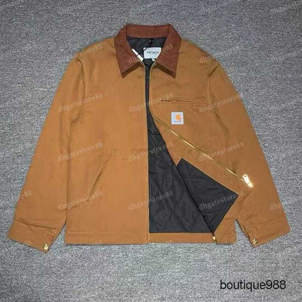 carhart designer mens jackets wip thick detroit american work clothes cotton jacket men women couple coat, Black;brown
carhart designer mens jackets wip thick detroit american work clothes cotton jacket men women couple coat, Black;brown