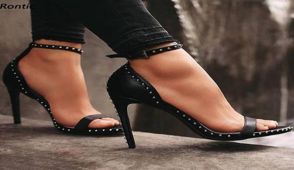 rontic handmade women ankle strap sandals ankle strap rivets stiletto heels open toe black night club shoes us size 5209840027
rontic handmade women ankle strap sandals ankle strap rivets stiletto heels open toe black night club shoes us size 5209840027