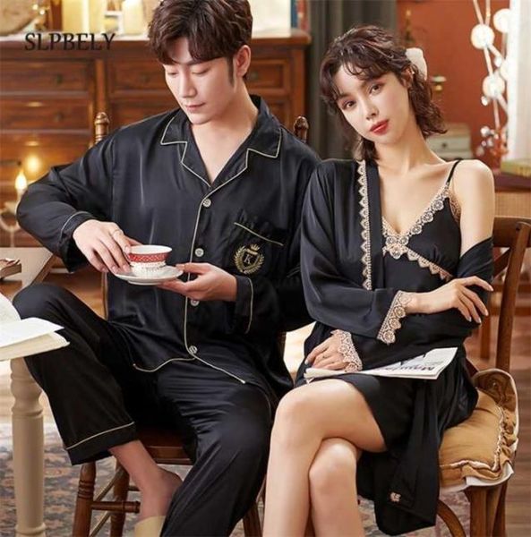 slpbely ice silk couple nightgown pajamas summer lace bride bridesmaid robes pyjamas lovers homewear loungewear sleepwear 2201960492, Red;black
slpbely ice silk couple nightgown pajamas summer lace bride bridesmaid robes pyjamas lovers homewear loungewear sleepwear 2201960492, Red;black