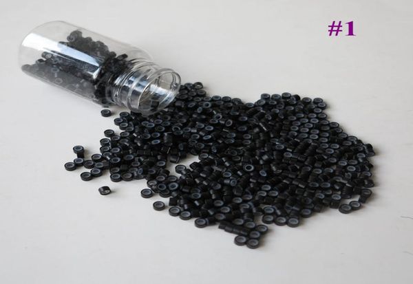 aluminium silicone lined micro ringslinksbeads for feather human hair extensions 1000pcs bottle 50mm30mm30mm 1 black5245238, Black
aluminium silicone lined micro ringslinksbeads for feather human hair extensions 1000pcs bottle 50mm30mm30mm 1 black5245238, Black