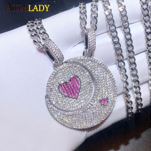 necklaces fashion men women jewelry full paved red heart geometric round moon pendant necklace for lover couple gift 4.5mm cuban chain, Silver
necklaces fashion men women jewelry full paved red heart geometric round moon pendant necklace for lover couple gift 4.5mm cuban chain, Silver