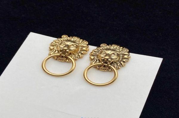 retro designer lion head charm earrings stud luxury earring for women lady party wedding lovers gift jewelry with box3911101, Golden;silver
retro designer lion head charm earrings stud luxury earring for women lady party wedding lovers gift jewelry with box3911101, Golden;silver
