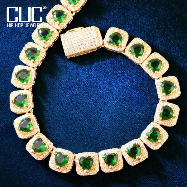 bangle cuc heart zircon chain bracelet for men women hiphop link finish zirconia copper charm gold color fashion rock jewelry 9mm, Black
bangle cuc heart zircon chain bracelet for men women hiphop link finish zirconia copper charm gold color fashion rock jewelry 9mm, Black