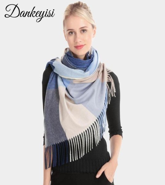 warm women scarf female plaid soft cashmere scarves for ladies shawls wraps bandana foulard tassel bandanas5069193, Blue;gray
warm women scarf female plaid soft cashmere scarves for ladies shawls wraps bandana foulard tassel bandanas5069193, Blue;gray