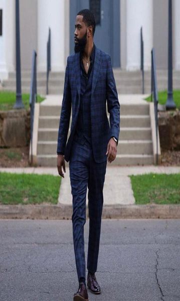 dark blue damier check mens suit notched lapel for wedding tuxedos three pieces groom wear prom blazers with jackets vest and pant9925912, Black;gray
dark blue damier check mens suit notched lapel for wedding tuxedos three pieces groom wear prom blazers with jackets vest and pant9925912, Black;gray