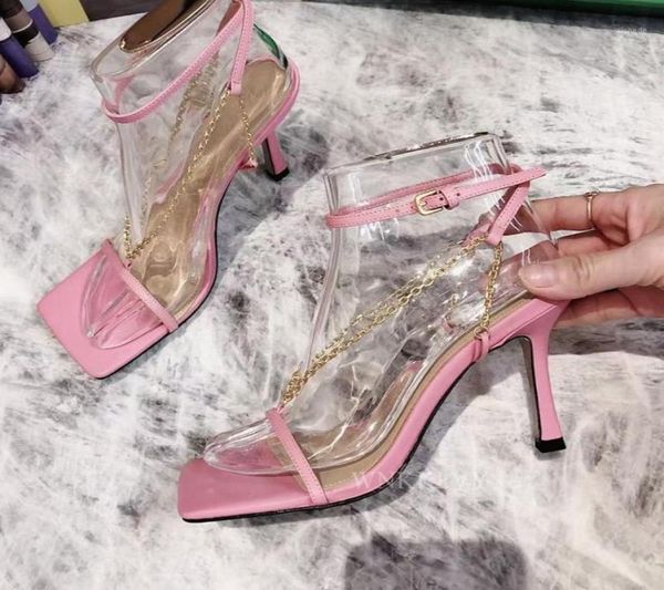 summer thin high heel sandals women square toe narrow band chain decor ankle strap rome sandalias party dress shoes 202115789315, Black
summer thin high heel sandals women square toe narrow band chain decor ankle strap rome sandalias party dress shoes 202115789315, Black