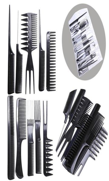 dropship 10pcs professional salon hair combs kits barber cutting comb brushes antistatic hairbrush hair care styling tool set7394464, Silver
dropship 10pcs professional salon hair combs kits barber cutting comb brushes antistatic hairbrush hair care styling tool set7394464, Silver