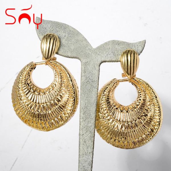 knot sunny jewelry fashion drop earrings new copper african dubai hollow large style for women daily wear gift party, Silver
knot sunny jewelry fashion drop earrings new copper african dubai hollow large style for women daily wear gift party, Silver