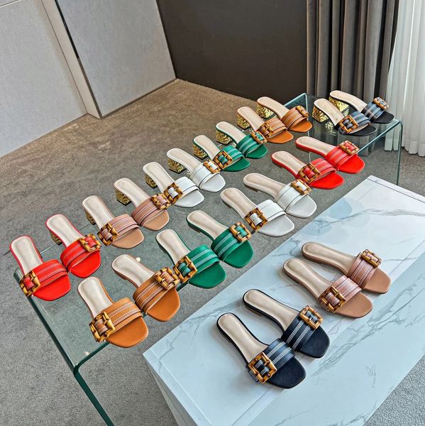 designer women sandals bamboo buckle slipper high heel sandal emerald leather slide lady flat slides summer beach footwear flip flops, Black
designer women sandals bamboo buckle slipper high heel sandal emerald leather slide lady flat slides summer beach footwear flip flops, Black