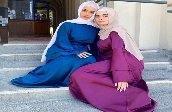 ramadan eid mubarak muslim fashion satin dresses for women abaya dubai turkey islam hijab drvestidos robe musulmane longue x08033773551, Blue;gray
ramadan eid mubarak muslim fashion satin dresses for women abaya dubai turkey islam hijab drvestidos robe musulmane longue x08033773551, Blue;gray