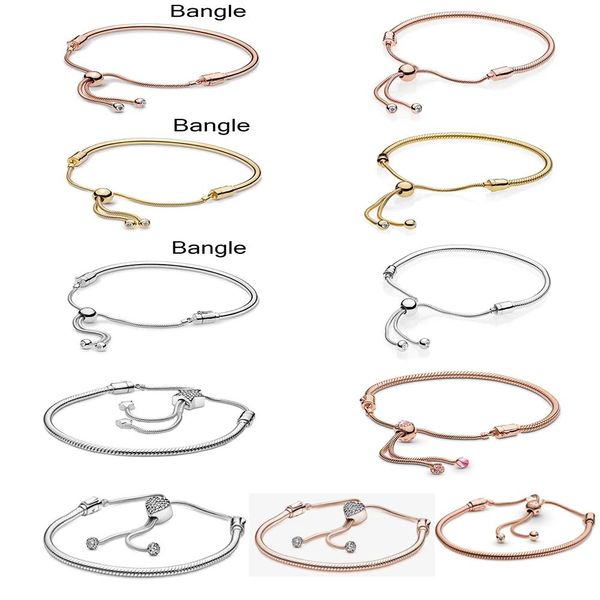 bangle 2020 new 100% 925 sterling silver adjustable pave heart clasp snake chain slider bracelet fit women original fashion jewelry, Black
bangle 2020 new 100% 925 sterling silver adjustable pave heart clasp snake chain slider bracelet fit women original fashion jewelry, Black