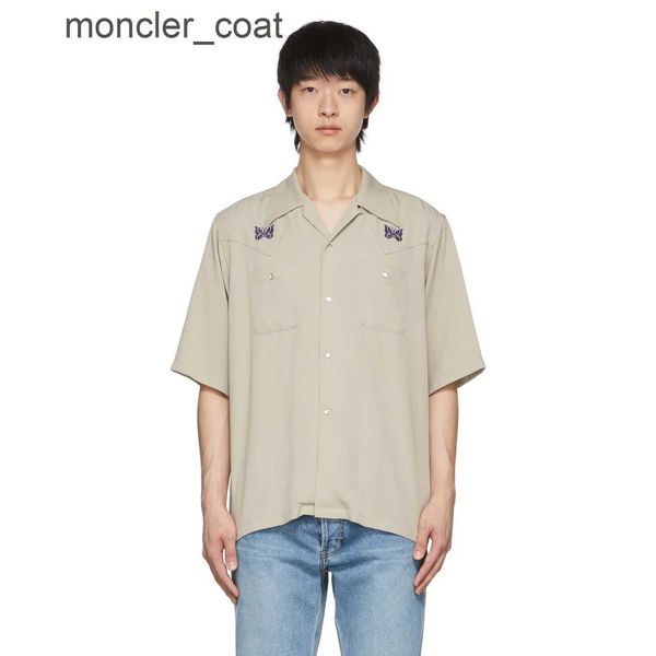 men's casual shirts needles pockets shirt men women awge needles shirts embroidered purple butterfly oversized button blouse, White;black
men's casual shirts needles pockets shirt men women awge needles shirts embroidered purple butterfly oversized button blouse, White;black