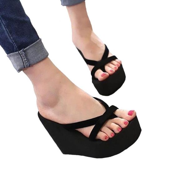 bohemia women casual sandals flip flops wedges platform ultra high heels beach slippers7163069, Black
bohemia women casual sandals flip flops wedges platform ultra high heels beach slippers7163069, Black