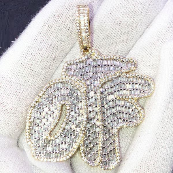necklaces iced out bling baguette cz letter otf pendant necklace cool hip hop men boy rock punk jewelry high quality, Silver
necklaces iced out bling baguette cz letter otf pendant necklace cool hip hop men boy rock punk jewelry high quality, Silver