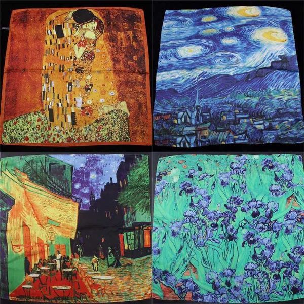 oil painting silk scarf bandanna women fashion square scarves head neck tie band professional neckerchief 0530, Blue;gray
oil painting silk scarf bandanna women fashion square scarves head neck tie band professional neckerchief 0530, Blue;gray