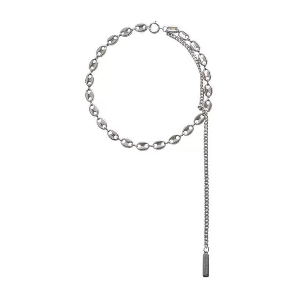 necklaces justine clenquet female necklace pig nose chain high tassel simple european and american choker clavicle chain, Silver
necklaces justine clenquet female necklace pig nose chain high tassel simple european and american choker clavicle chain, Silver