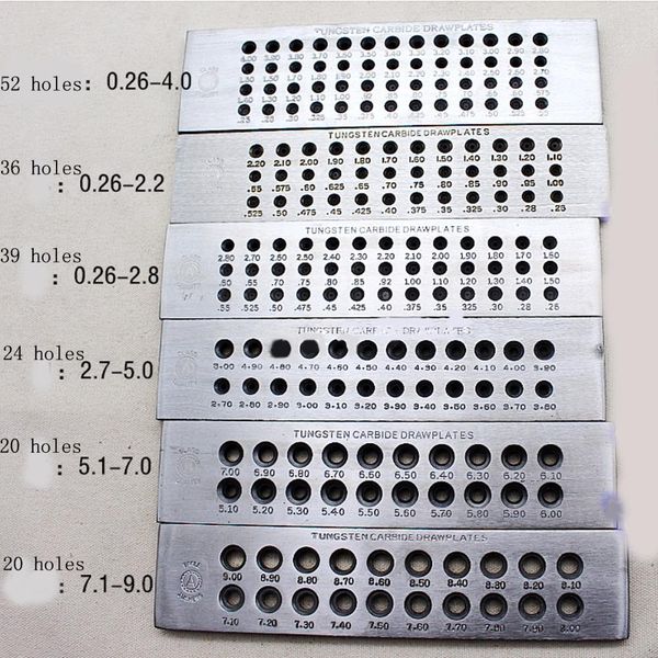 other round shape drawplate tungsten carbide wire drawplate jewelry making wire tool
other round shape drawplate tungsten carbide wire drawplate jewelry making wire tool