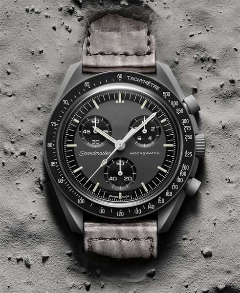 bioceramic planet moon men's watch full-featured quarz chronograph designer's mission mercury 42mm luxury fashion quartz watch bus, Slivery;brown
bioceramic planet moon men's watch full-featured quarz chronograph designer's mission mercury 42mm luxury fashion quartz watch bus, Slivery;brown