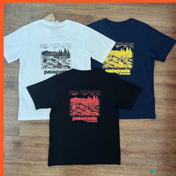 patagonias bata summer outdoor fishing print leisure crew neck loose versatile cotton short sleeve t-shirt men's fashion, White;black
patagonias bata summer outdoor fishing print leisure crew neck loose versatile cotton short sleeve t-shirt men's fashion, White;black
