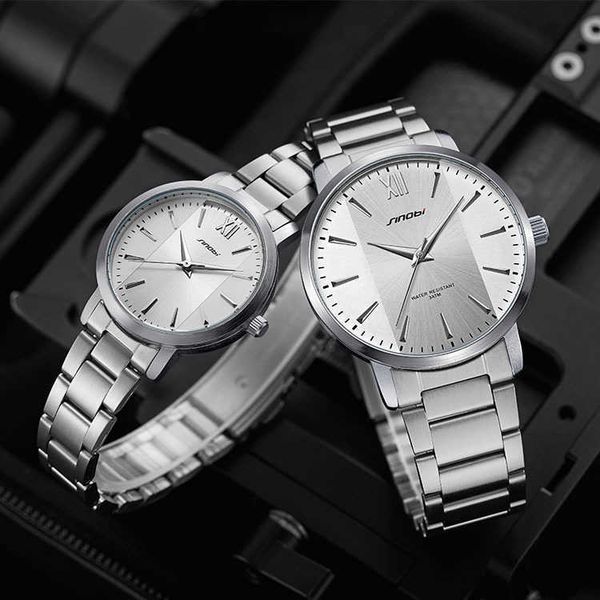 sinobi couple men's fashion minimalist business stainless steel bracelets band watch quartz 9819 luxury brand watches mens love clock, Slivery;black
sinobi couple men's fashion minimalist business stainless steel bracelets band watch quartz 9819 luxury brand watches mens love clock, Slivery;black