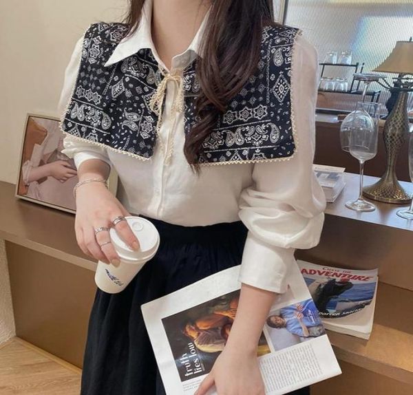 bow ties women floral printed fake collar detachable collars shirt female removable scarves korean style flase shawl wrap4595646, Black;gray
bow ties women floral printed fake collar detachable collars shirt female removable scarves korean style flase shawl wrap4595646, Black;gray