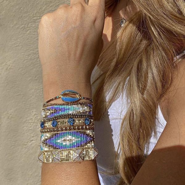 bangle zhongvi miyuki bracelets mexican fashion pulseras femme rhinestone jewelry evil eye bracelets women fashion shell jewellery gift, Black
bangle zhongvi miyuki bracelets mexican fashion pulseras femme rhinestone jewelry evil eye bracelets women fashion shell jewellery gift, Black