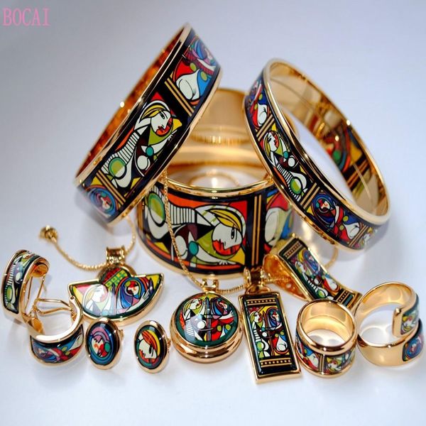 bangle bocai cloisonne enamel set jewelry beautiful dream dressing women new fashion bracelets pendants personality ornaments, Black
bangle bocai cloisonne enamel set jewelry beautiful dream dressing women new fashion bracelets pendants personality ornaments, Black