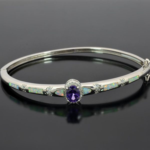 bangle lovely white fire opal silver wholesale sell for women jewelry cuff bangle bracelet bnt1711004, Black 
bangle lovely white fire opal silver wholesale sell for women jewelry cuff bangle bracelet bnt1711004, Black