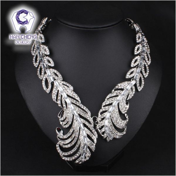 necklaces fashion luxury full rhinestone carved feather created crystal silver plated statement maxi choker necklace women jewelry collier
necklaces fashion luxury full rhinestone carved feather created crystal silver plated statement maxi choker necklace women jewelry collier