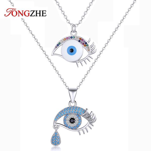 necklaces tongzhe charm 925 stering silver evil eye necklace for women turkish zircon blue eye pendants fashion necklace jewelry gift
necklaces tongzhe charm 925 stering silver evil eye necklace for women turkish zircon blue eye pendants fashion necklace jewelry gift