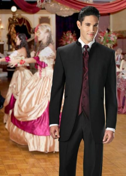 new black groom tuxedos stand collar groomsmen man suits mens wedding suits jacketpantsvesttie 4821670803, Black;gray
new black groom tuxedos stand collar groomsmen man suits mens wedding suits jacketpantsvesttie 4821670803, Black;gray