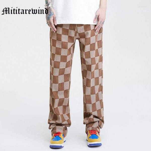 men's jeans plaid high street streetwear men summer y2k hip hop loose wide leg straight pants casual denim zipper lightweight trousers, Blue
men's jeans plaid high street streetwear men summer y2k hip hop loose wide leg straight pants casual denim zipper lightweight trousers, Blue