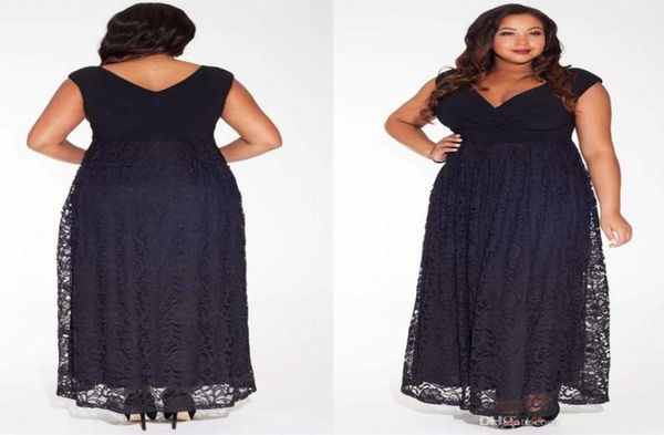 fashion plus size black lace prom dress a line ankle length vneck hollow capped evening gowns prom dresses sd33528577224
fashion plus size black lace prom dress a line ankle length vneck hollow capped evening gowns prom dresses sd33528577224