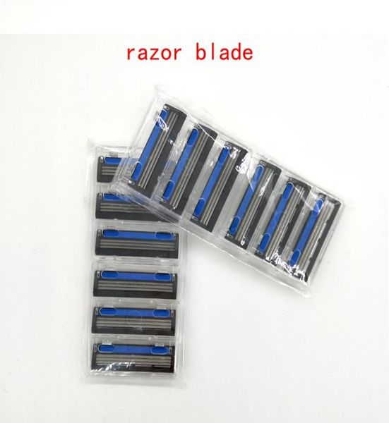 6 pcslot three layer razor blade men safe blue shaving razor 3 blades shaver standard close smooth skin trimmer 958974
6 pcslot three layer razor blade men safe blue shaving razor 3 blades shaver standard close smooth skin trimmer 958974