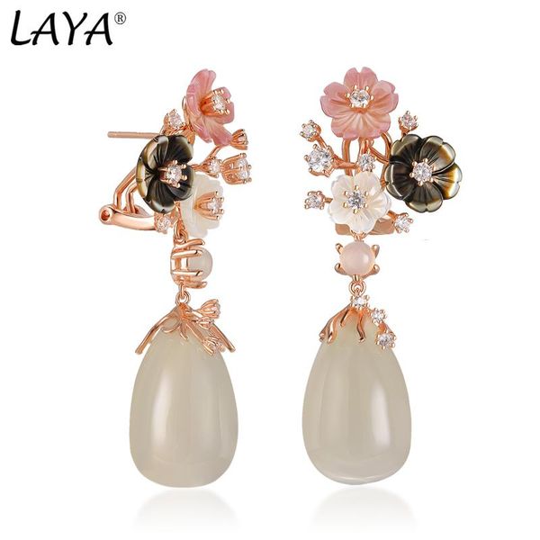 knot laya 100% 925 sterling silver earrings for women vintage natural chalcedony shell flower earrings original modern jewelry
knot laya 100% 925 sterling silver earrings for women vintage natural chalcedony shell flower earrings original modern jewelry