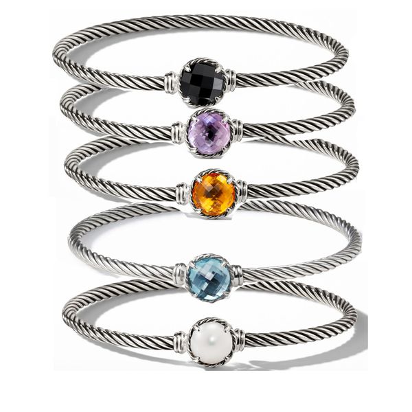 bracelet dy luxury designer twisted women fashion versatile twist bracelets jewelry platinum plated wedding gifts 3mm 17cm 19cm bracelet, Black
bracelet dy luxury designer twisted women fashion versatile twist bracelets jewelry platinum plated wedding gifts 3mm 17cm 19cm bracelet, Black