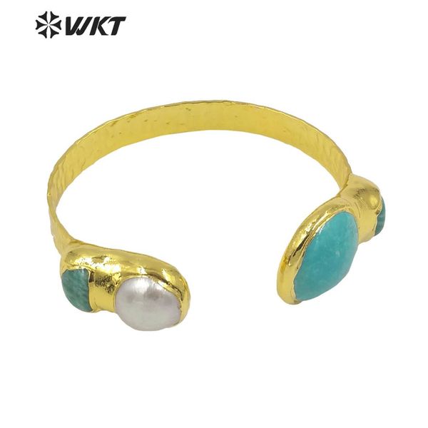 bangle wtb593 natural gemstones gold plated open cuff bangles ite bracelets fashion women gold wrapped pearl couples bangles, Black
bangle wtb593 natural gemstones gold plated open cuff bangles ite bracelets fashion women gold wrapped pearl couples bangles, Black
