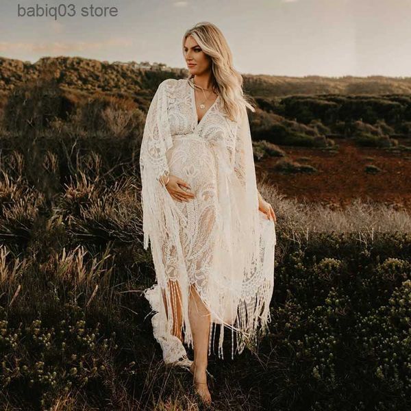maternity dresses boho lace maternity pgraphy props dresses size adjustable pregnancy p shoot bohemian long dress sides slit t230524, White
maternity dresses boho lace maternity pgraphy props dresses size adjustable pregnancy p shoot bohemian long dress sides slit t230524, White
