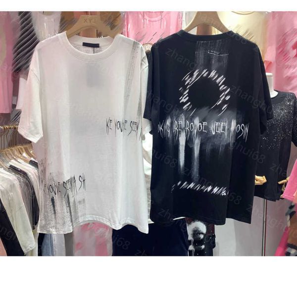 23ss womens designer clothing tee womens t-shirt round neck pure cotton splash printing short sleeve t-shirt womens clothes a1, White
23ss womens designer clothing tee womens t-shirt round neck pure cotton splash printing short sleeve t-shirt womens clothes a1, White