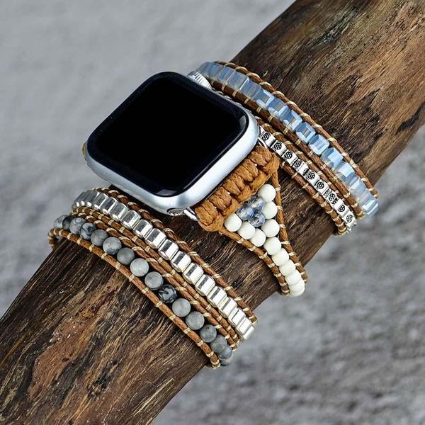 bangle wax rope watch band bohe natural stone handmade knit charm apple watch strap jewelry drop ship wholesale, Black
bangle wax rope watch band bohe natural stone handmade knit charm apple watch strap jewelry drop ship wholesale, Black