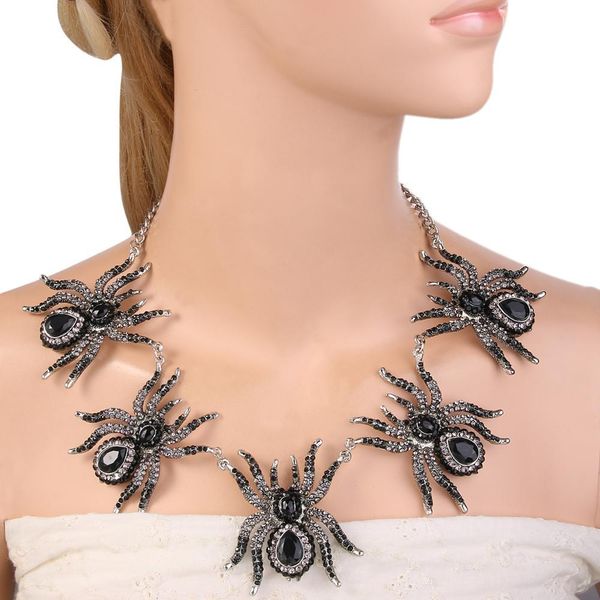 necklaces halloween spider necklace choker women animal jewelry crystal party goth aesthetic kpop fashion neck chain collier femme gift, Silver
necklaces halloween spider necklace choker women animal jewelry crystal party goth aesthetic kpop fashion neck chain collier femme gift, Silver