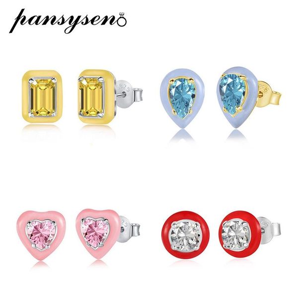 stud pansysen 100% 925 sterling silver aquamarine diamond enamel birthstone female stud earrings wedding party fine jewelry wholesale, Golden;silver
stud pansysen 100% 925 sterling silver aquamarine diamond enamel birthstone female stud earrings wedding party fine jewelry wholesale, Golden;silver