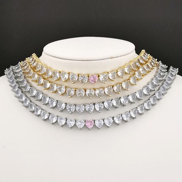 necklaces qmhje crystal pink stone heart necklace infinity love choker women wedding engagement gold silver color tennis luxury jewlery
necklaces qmhje crystal pink stone heart necklace infinity love choker women wedding engagement gold silver color tennis luxury jewlery