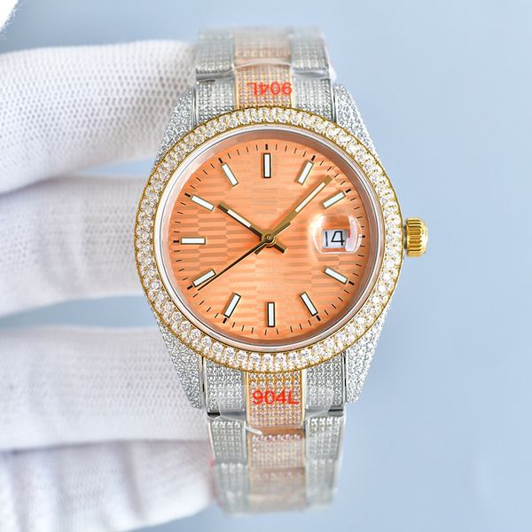diamond watch automatic mechanical movement men 42mm sapphire wristwatch classic business stainless steel 904l wristband montre de luxe, Slivery;brown
diamond watch automatic mechanical movement men 42mm sapphire wristwatch classic business stainless steel 904l wristband montre de luxe, Slivery;brown