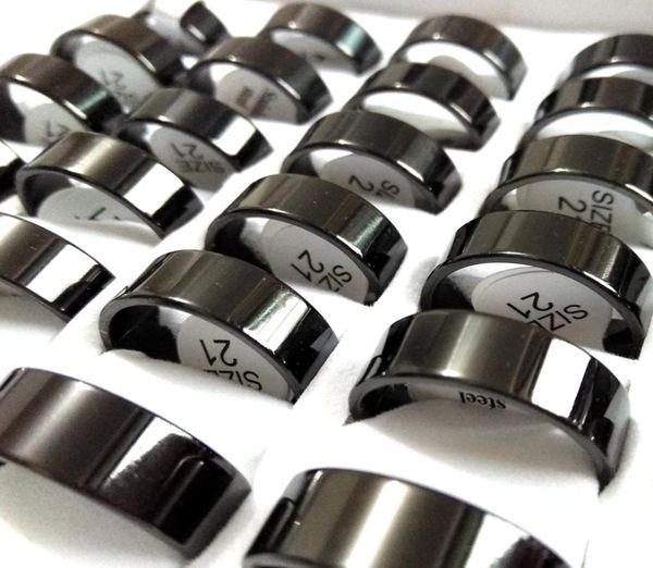 50pcs black stainless steel ring width 8mm mens jewelry classic band finger ring gift favor whole fashion jewelry3016791, Silver
50pcs black stainless steel ring width 8mm mens jewelry classic band finger ring gift favor whole fashion jewelry3016791, Silver