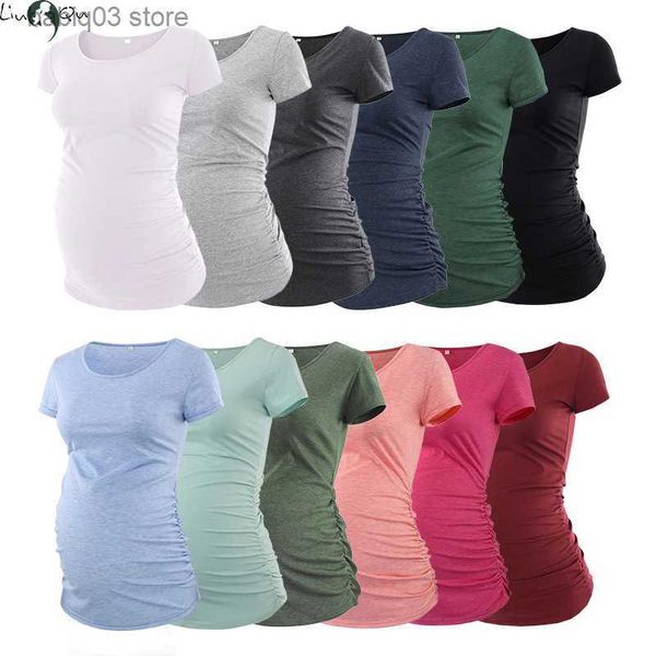 maternity tees liu qu casual womens maternity t-shirt short sleeve round neck pregnancy shirts summer solid pregnant t shirt comfort tee t2, White
maternity tees liu qu casual womens maternity t-shirt short sleeve round neck pregnancy shirts summer solid pregnant t shirt comfort tee t2, White